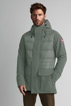 Chamarras Canada Goose Hombre Outlet - Breton Chaqueta De Plumas Verdes TX4385792
